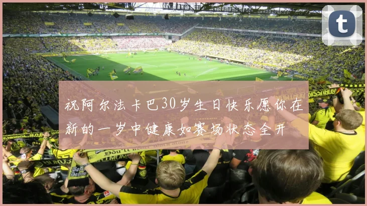 祝阿尔法卡巴30岁生日快乐愿你在新的一岁中健康如赛场状态全开